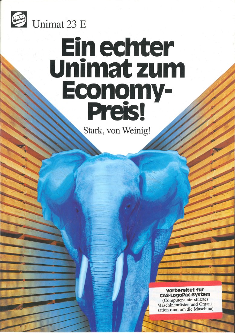 First page of Weinig Unimat 23 E