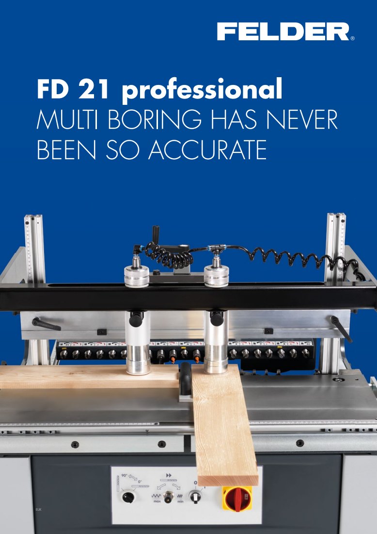 First page of Felder FD 21 professional