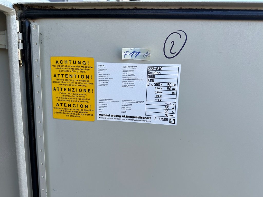 Schaltschrank Weinig Uniplan