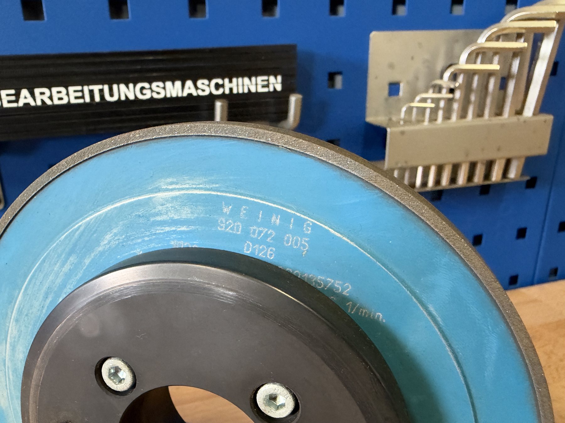 Diamantschleifschiebe Weinig mit Flansch