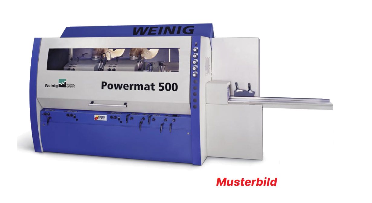 Vierseitenhobelmaschine Weinig Typ Powermat 500