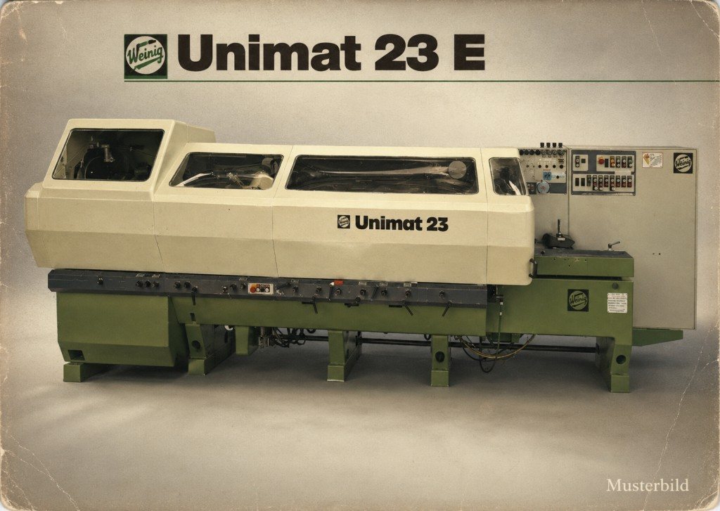 Vierseitenhobelmaschine WEINIG Typ Unimat 23
