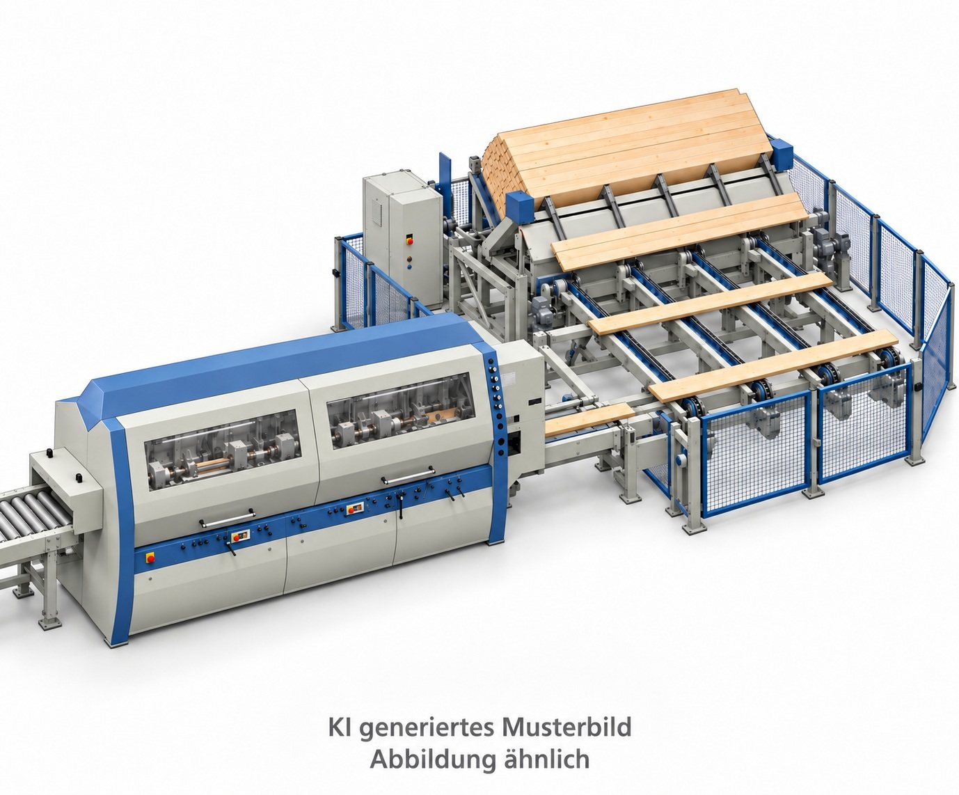 Vierseitenhobelmaschine Weinig Typ Hydromat 2000 mit Mechanisierung