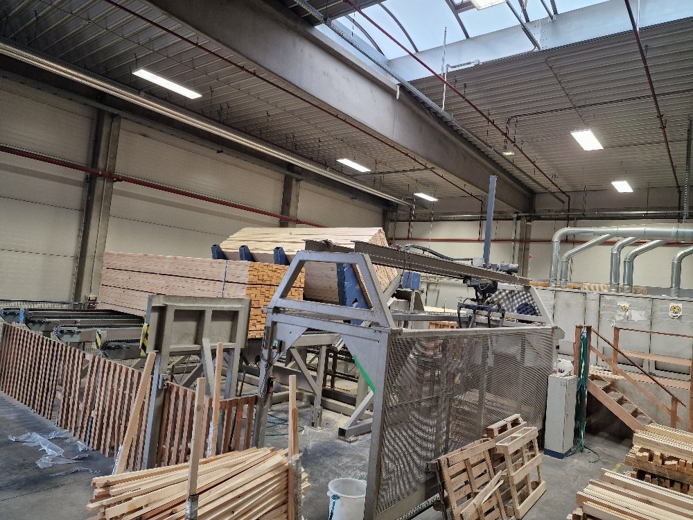 Vierseitenhobelmaschine Weinig Typ Hydromat 2000 mit Mechanisierung