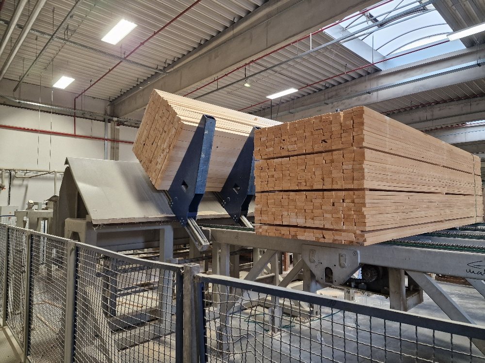 Vierseitenhobelmaschine Weinig Typ Hydromat 2000 mit Mechanisierung