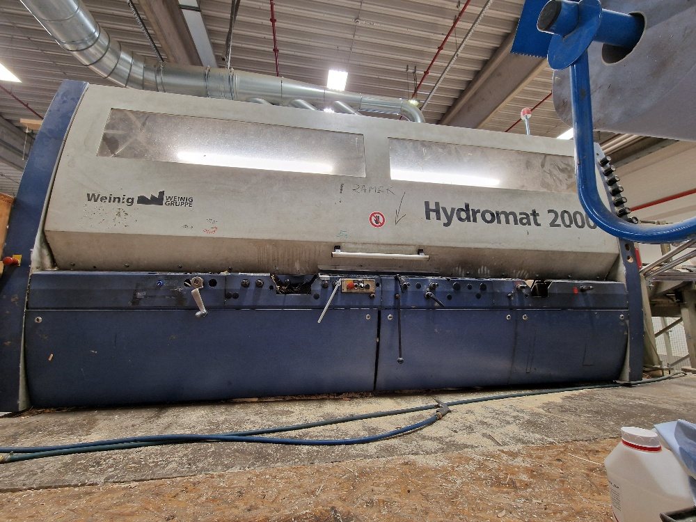 Vierseitenhobelmaschine Weinig Typ Hydromat 2000 mit Mechanisierung