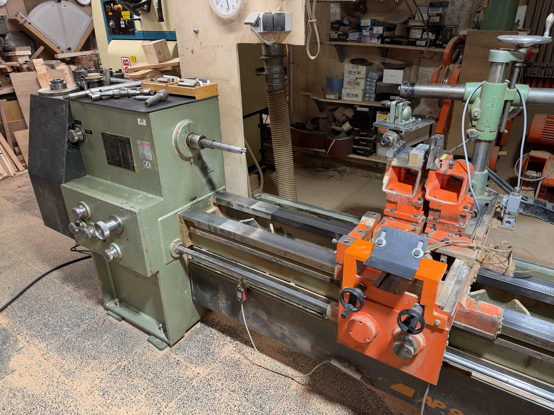 Hydraulischer Holzkopier-Fräs- und Drehautomat Hapfo Typ AP-9000-M