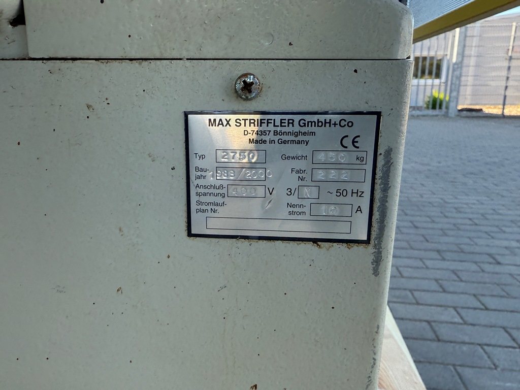 Doppelgehrungskreissäge Striffler 2750-E