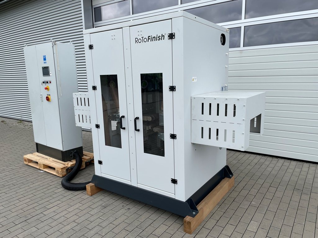 Feinstschleifmaschine Stähle Hess Saturn Roto Finish