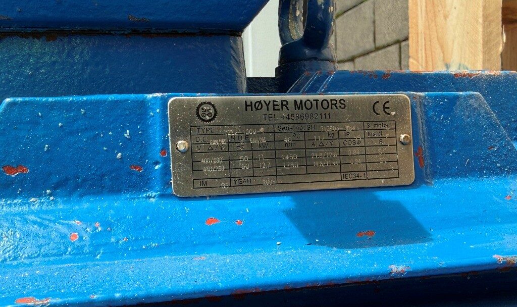 Alternative Ansicht von Elektromotor HOYER Typ Y2E2 160M